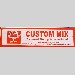 TDI Custom Mix Tank Lable Sticker