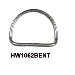 D Ring 2 Inch Stainless Steel 3/16"Bent