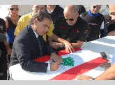 Signing the Flag. Taken By: 